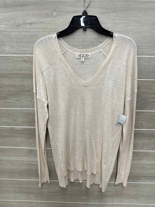 Pink Rose Size XL Cream Womens Shirt