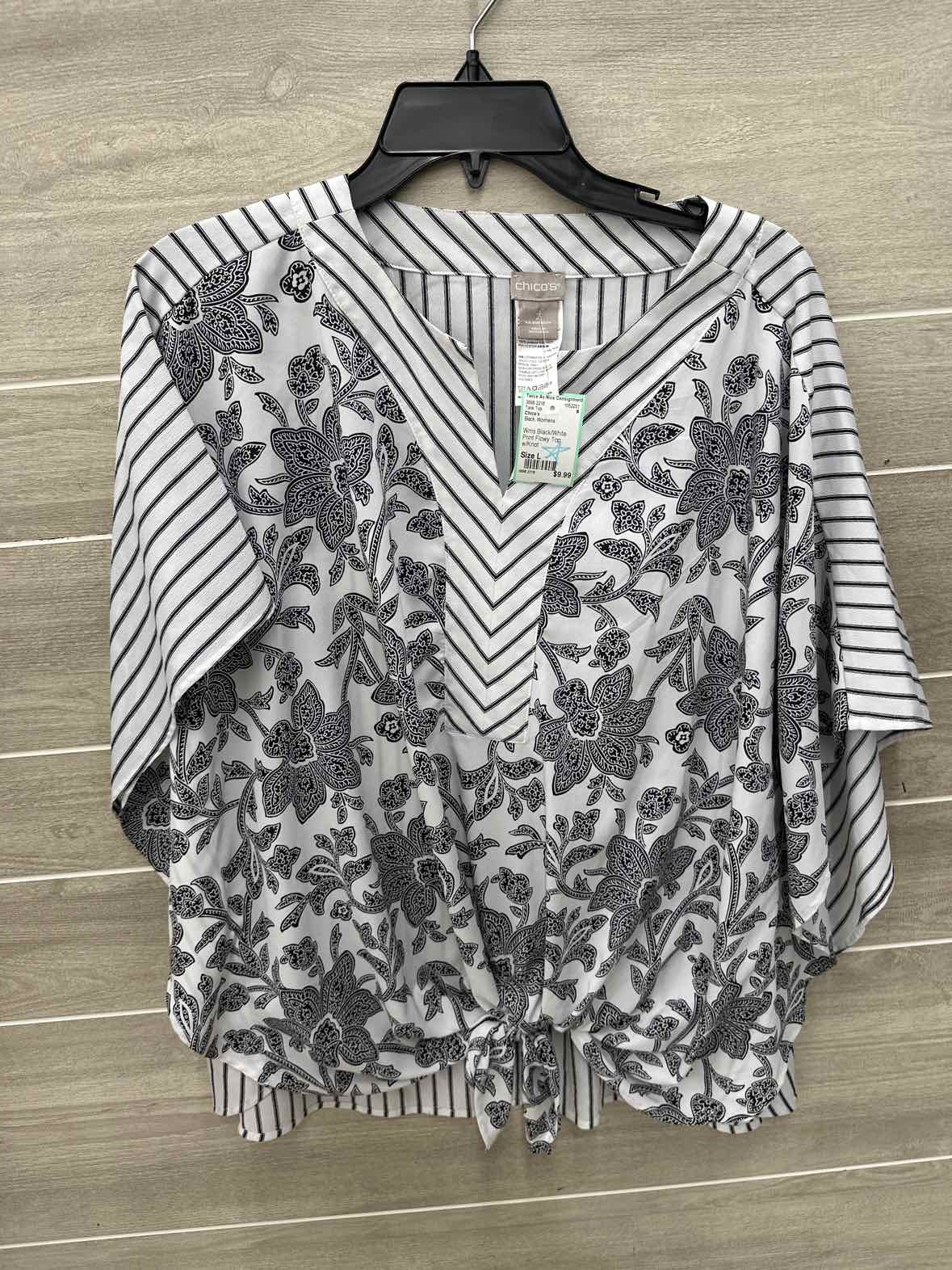 Chico's Black Womens Size L Tank Top