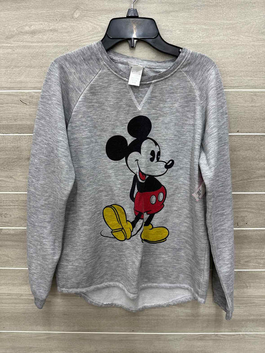 Disney Size M Gray Womens Sweatshirt