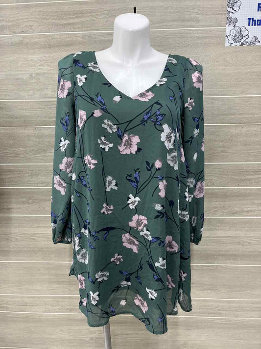 ENTRO Green Womens Size 10/12 Dress