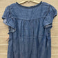 Lauren Conrad Size XL Blue Womens Shirt