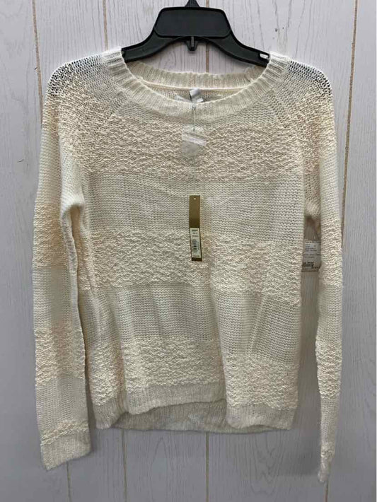 Lauren Conrad Cream Womens Size Small Sweater