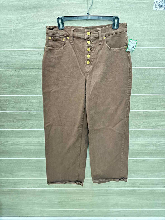 Madewell Size 8/10 Brown Womens Jeans