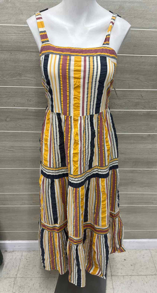 LOFT Size 2P Yellow Petite Dress