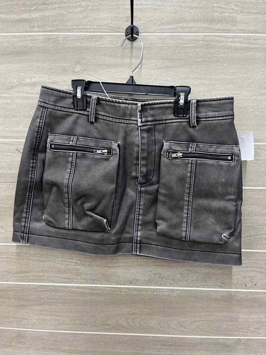 Hyfve Hyfve Hyfve Size 10/12 Gray Womens Skirt