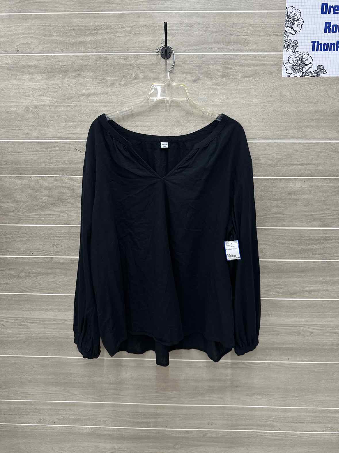 Old Navy Size 18 Black Plus Shirt