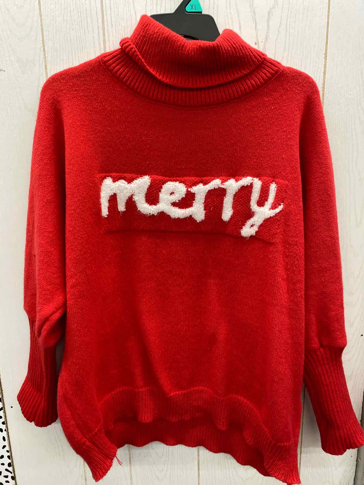 Red Womens Size 4X Sweater