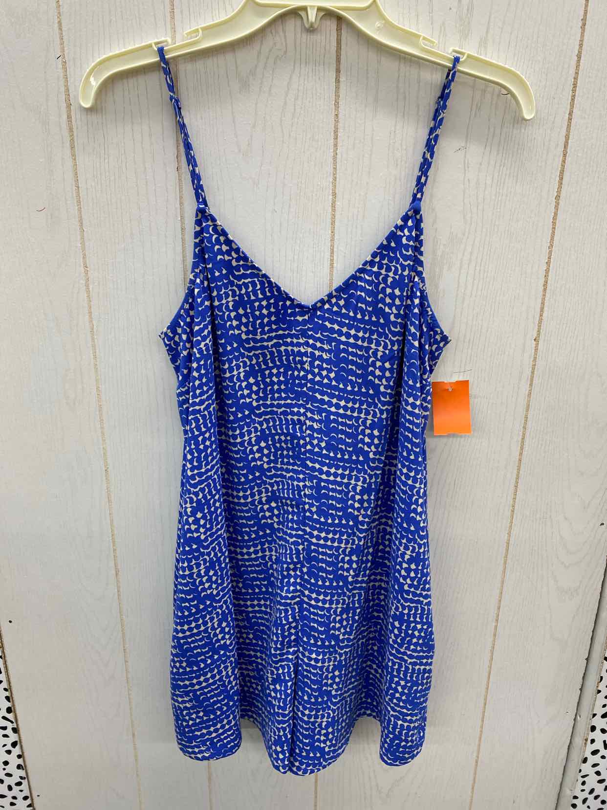 Blue Womens Size M Romper