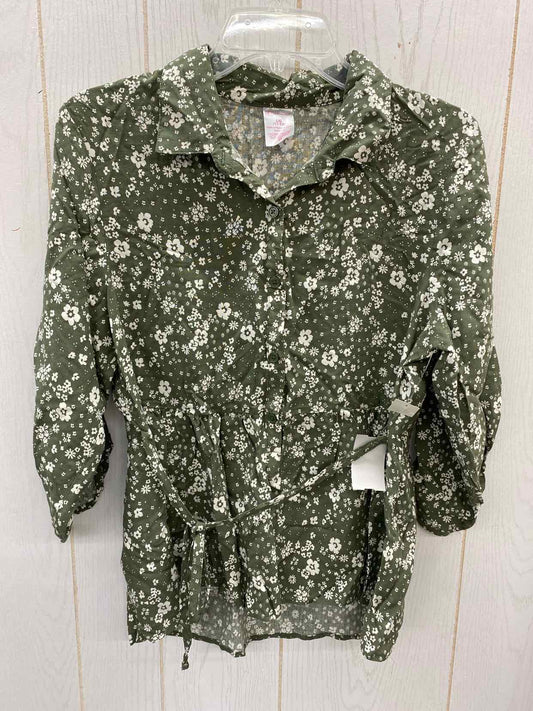 No Boundaries Olive Womens Size L Shirt