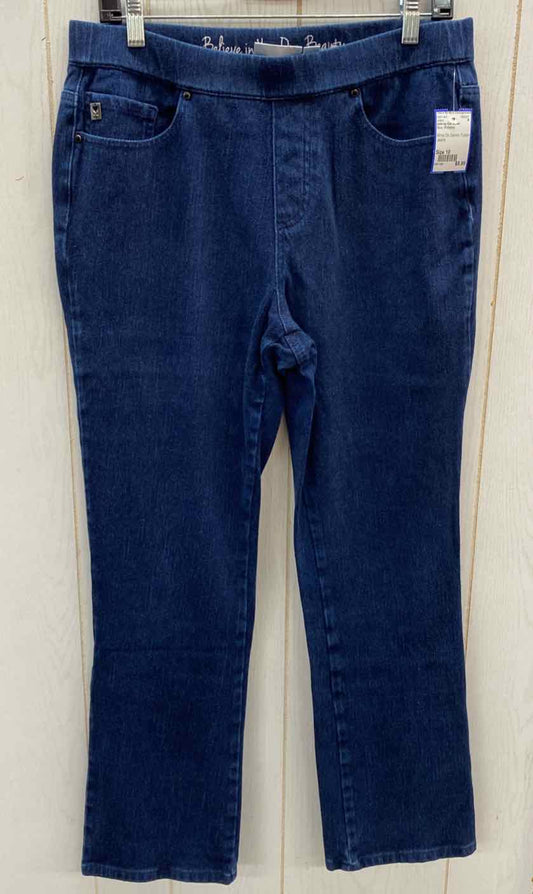 belle by Kim Gravel Blue Womens Size 10 Jeans