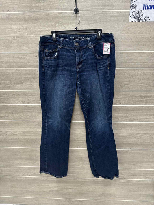 American Eagle Size 14/16 Blue Womens Jeans