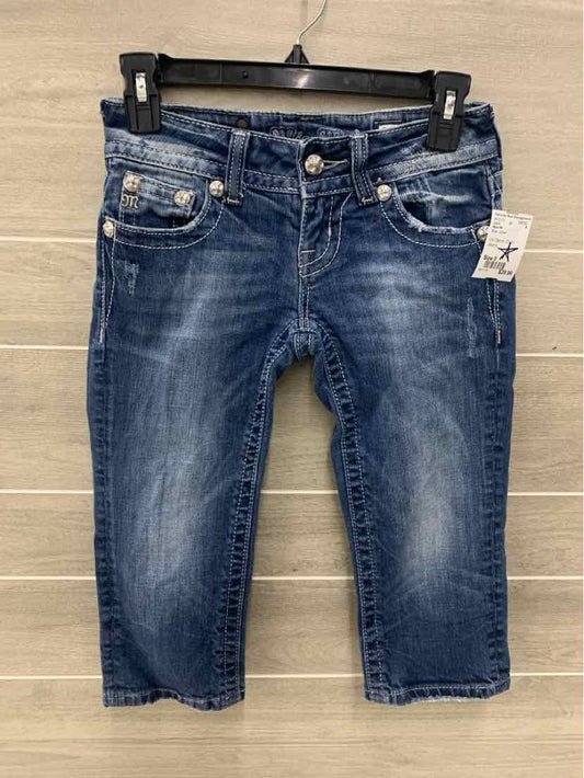 Miss Me Blue Junior Size 0 Jeans