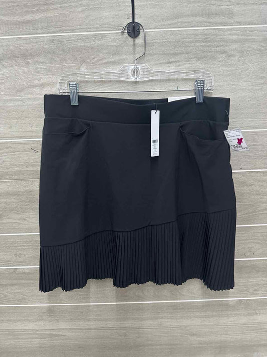 Chico's Size 10/12 Black Womens Skirt