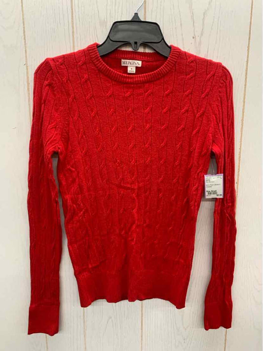 Merona Red Womens Size Small Sweater