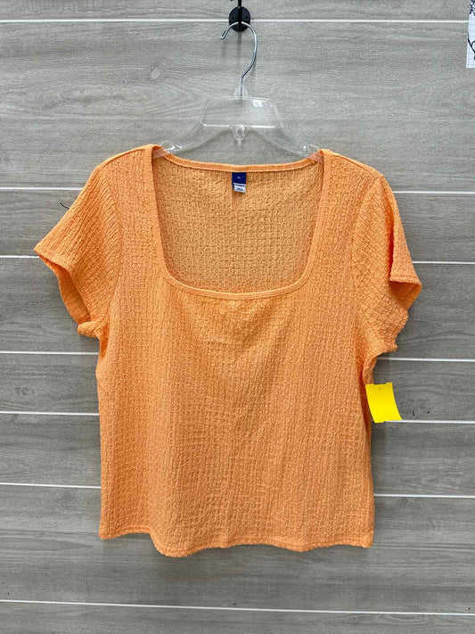 Old Navy Orange Womens Women Size XL Shirt