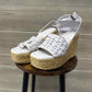 Marc Fisher US Shoe Size 10 White Womens Sandals