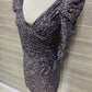 Size 0 Gray Womens Gown/Evening Wear