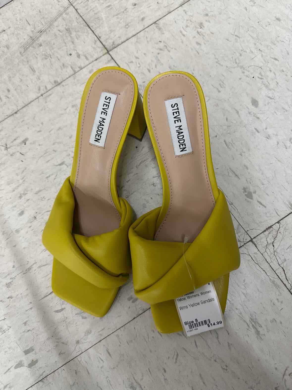 Steve Madden US Shoe Size 8 Yellow Womens Shoes/Footwear