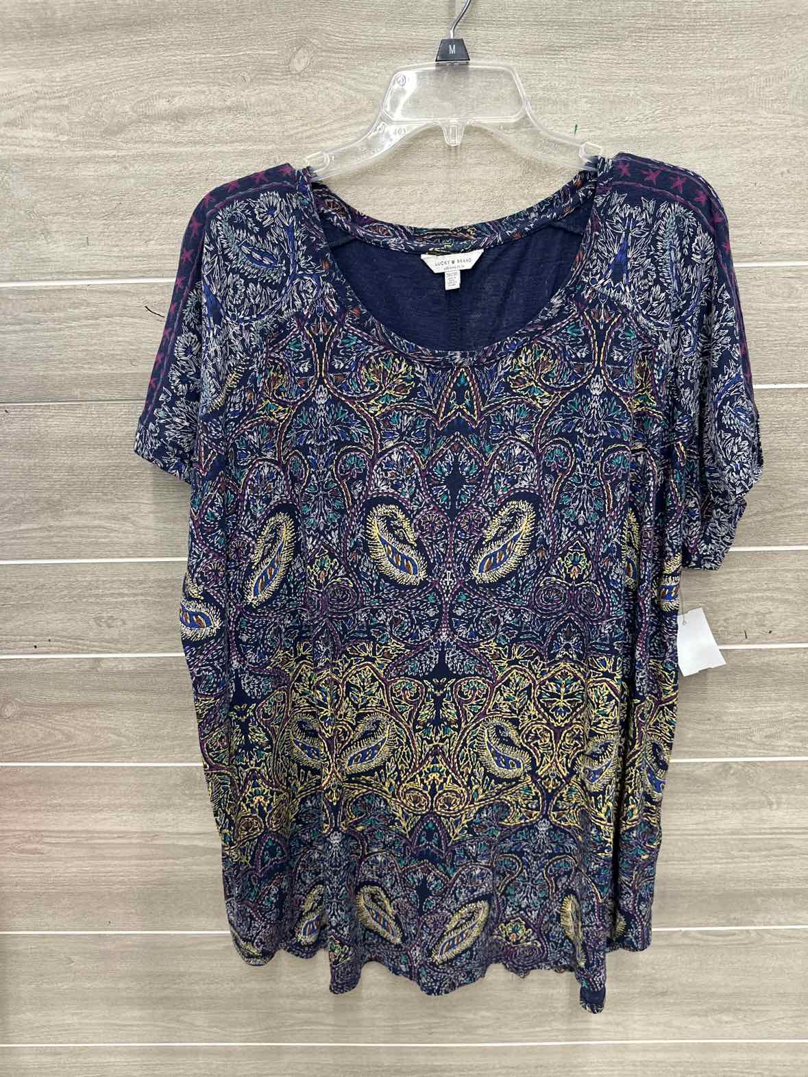 Lucky Size 3X Blue Plus Shirt