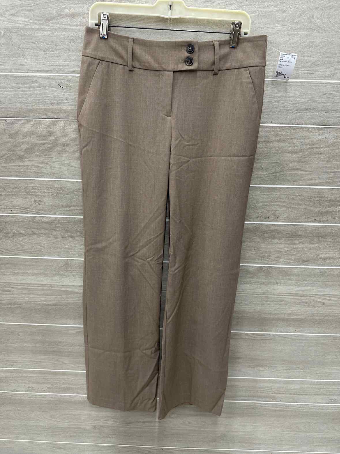 Apt 9 Size 8 Tan Womens Pants