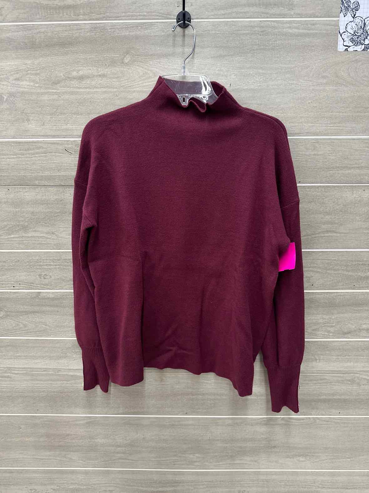 Tahari Size L Burgundy Womens Sweater
