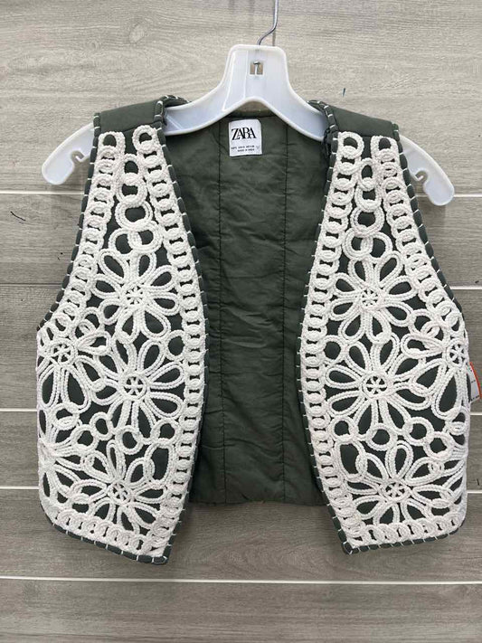 ZARA Size S Olive Junior Vest