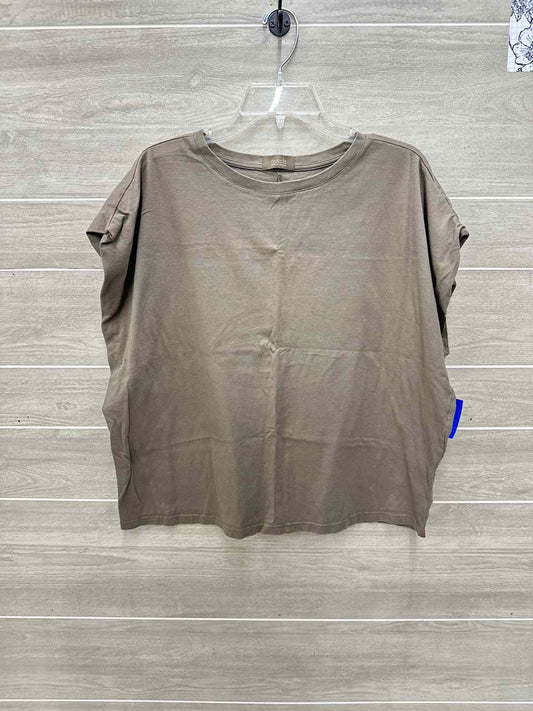 Nuuds Size L/XL Taupe Womens Shirt