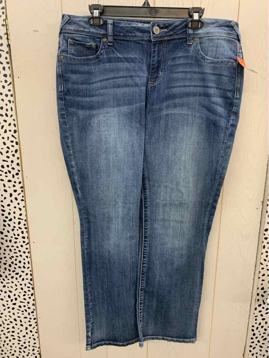 Maurices Blue Womens Size 16 Jeans