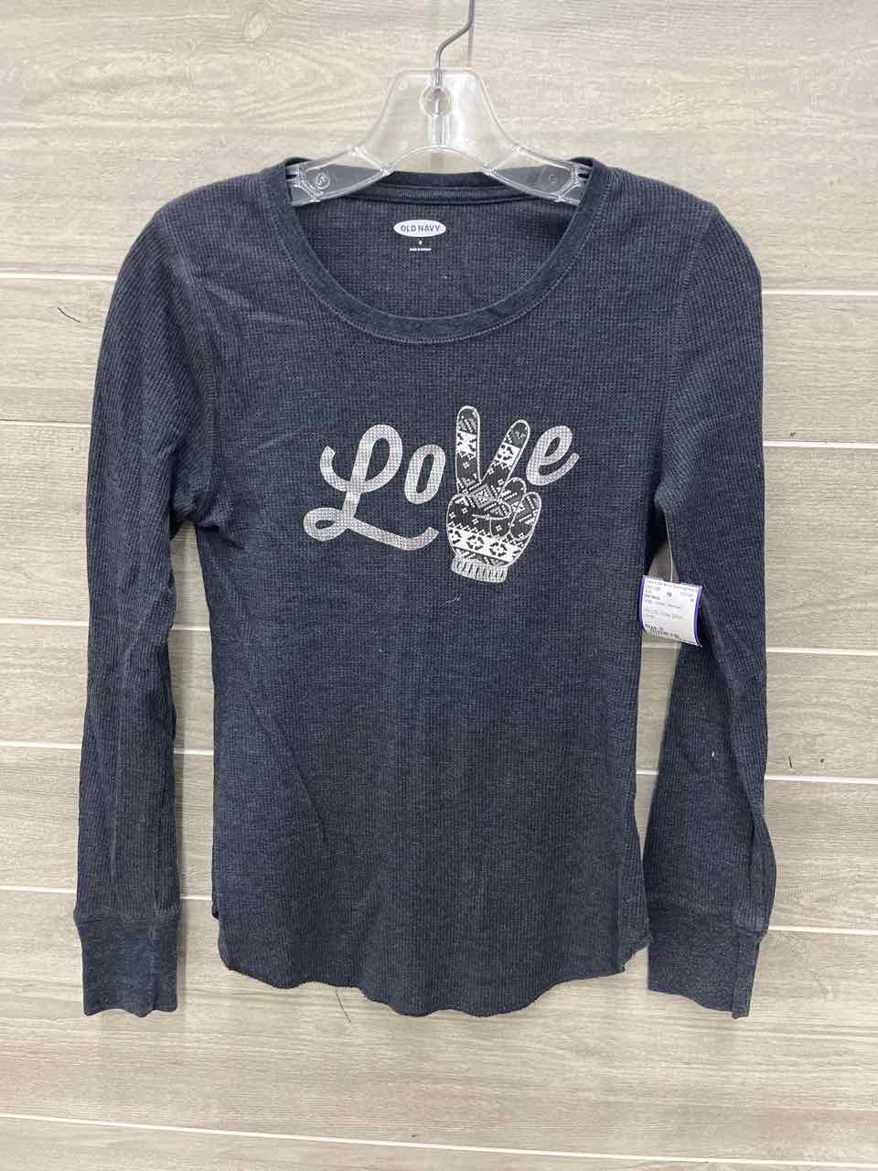 Old Navy Size S Gray Junior Shirt