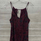 Maurices Size L Burgundy Womens Tank Top
