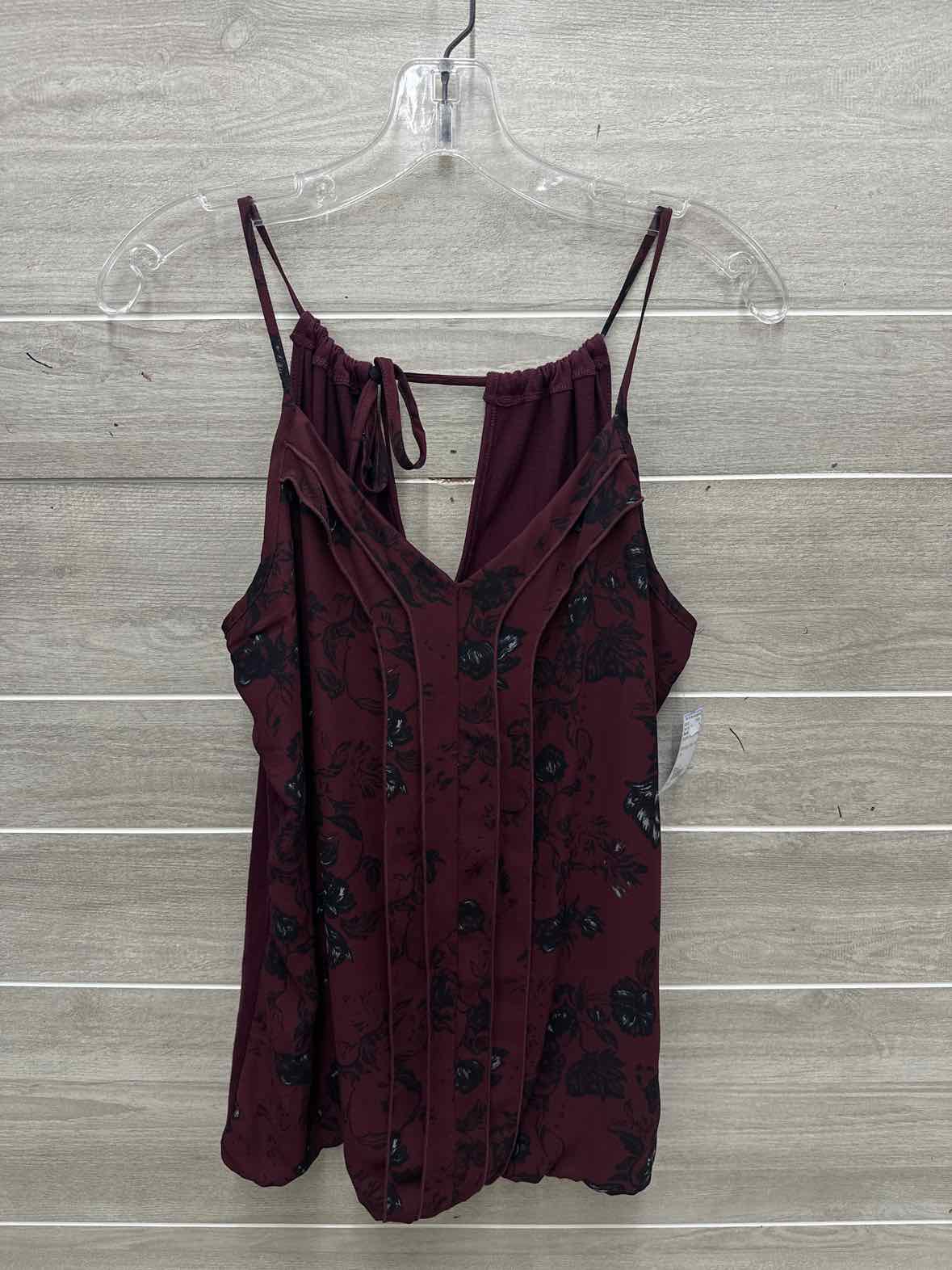 Maurices Size L Burgundy Womens Tank Top