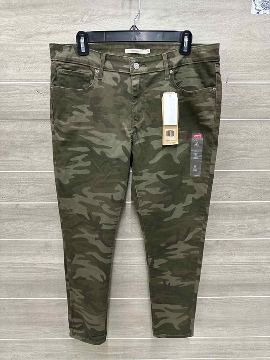 Levis Size 14 Olive Womens Pants