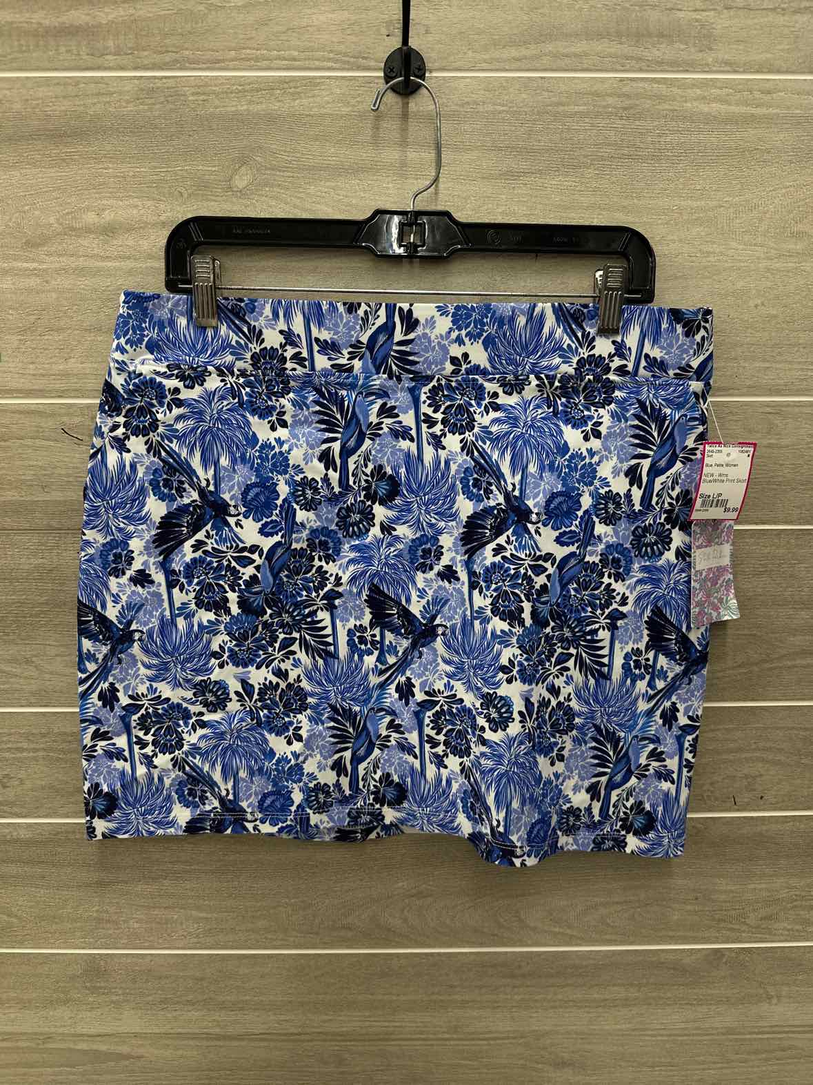Size L/P Blue Petite Skirt
