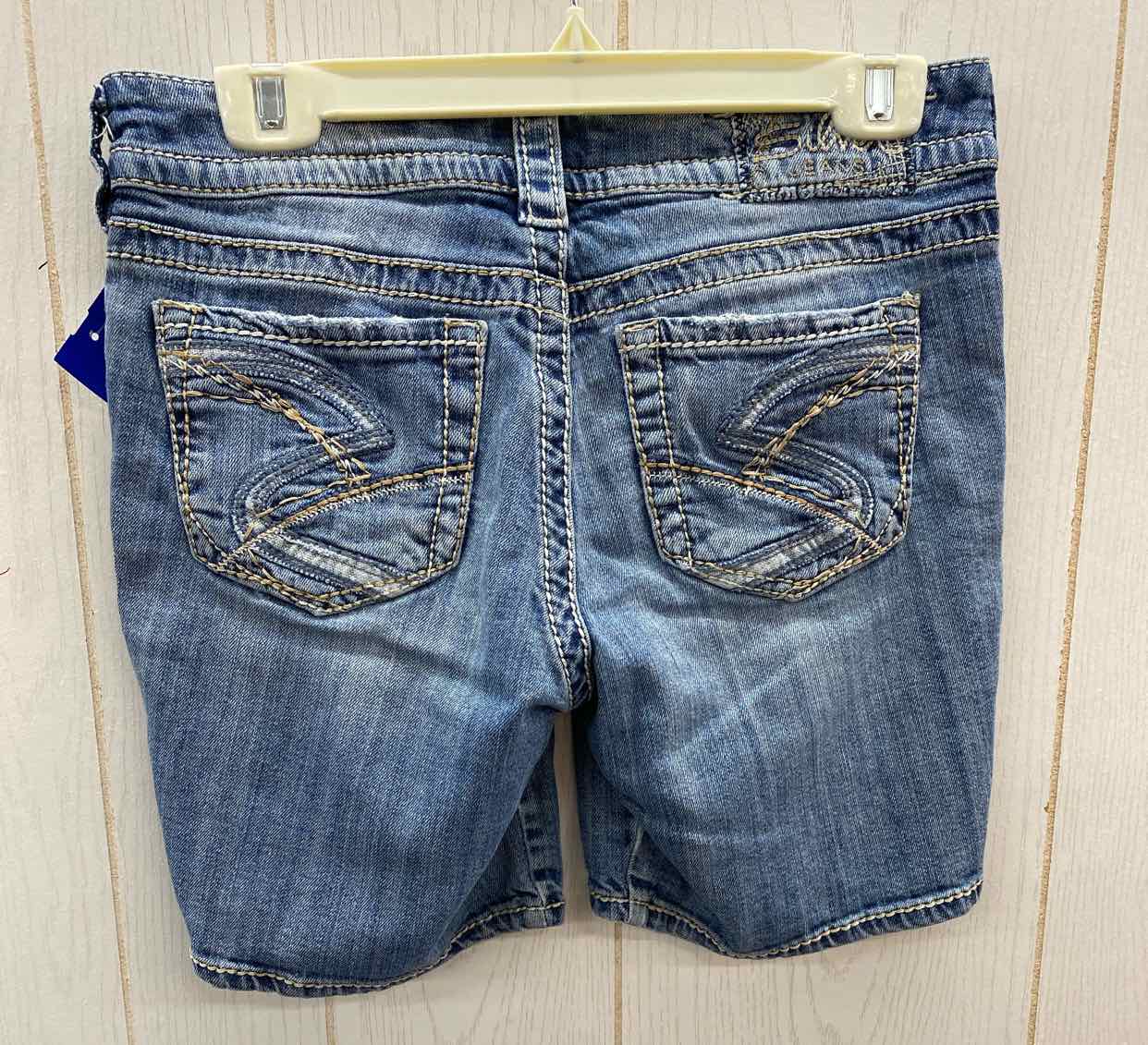 Silver Blue Womens Size 4/6 Shorts