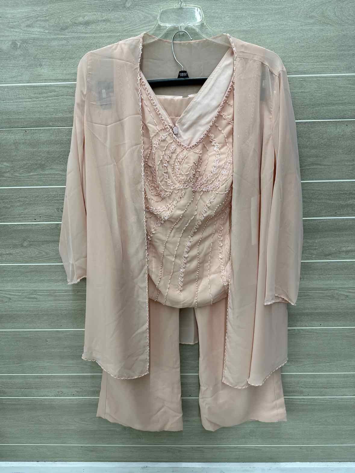 Size 18 Pink Plus Gown/Evening Wear