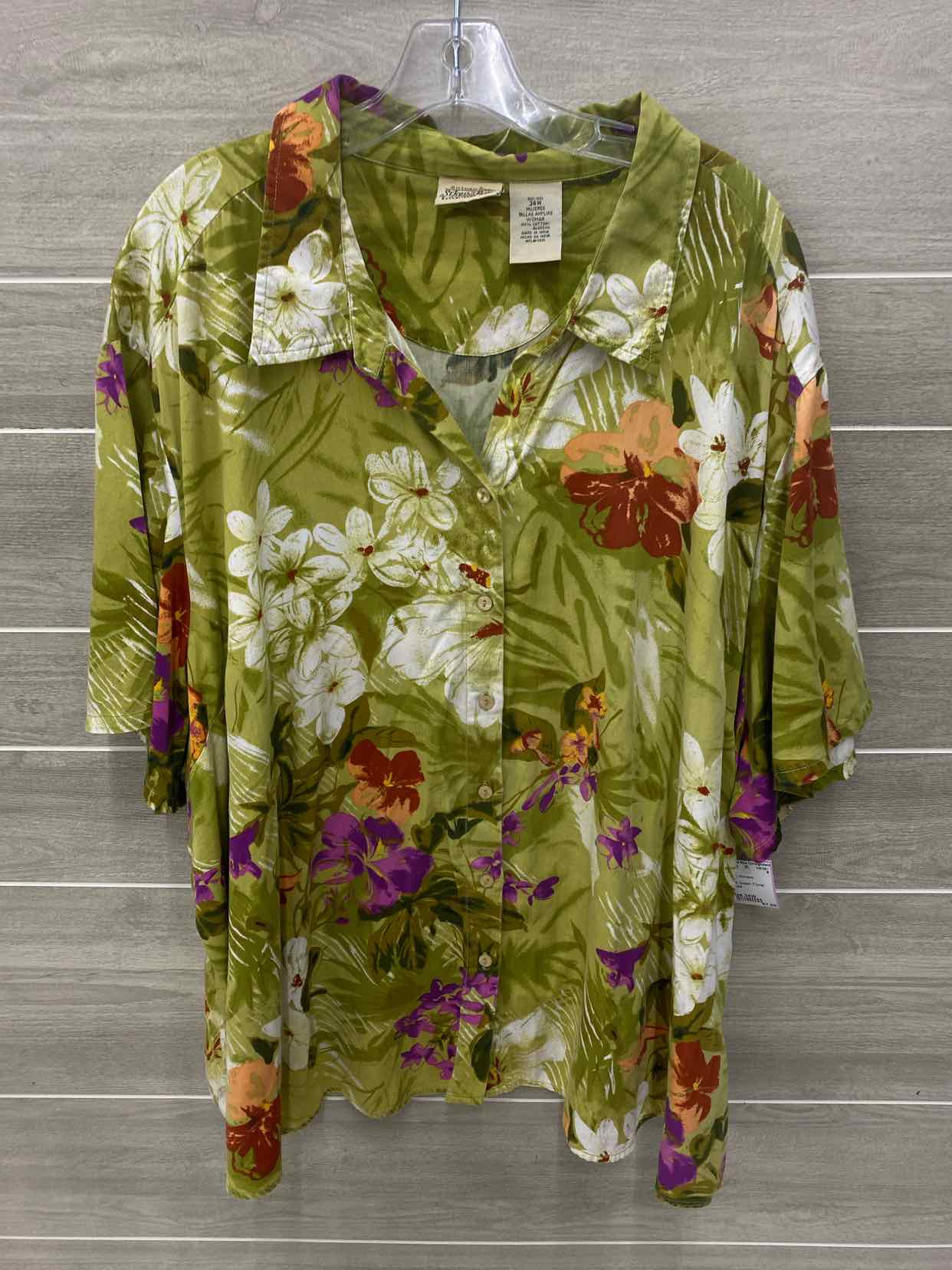 SJB Green Womens Size 34W Shirt