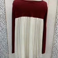 Moa Moa Burgundy Womens Size M Shirt