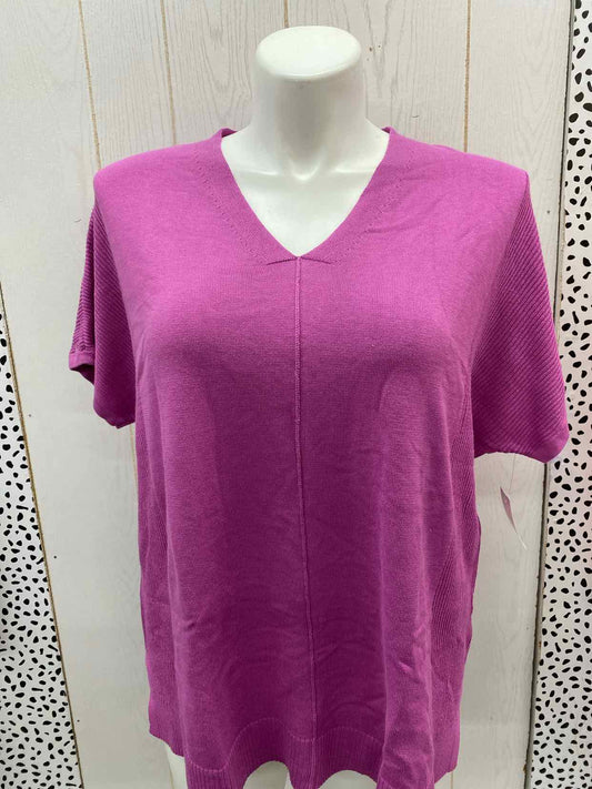 Isaac Mizrahi Pink Womens Size L Shirt