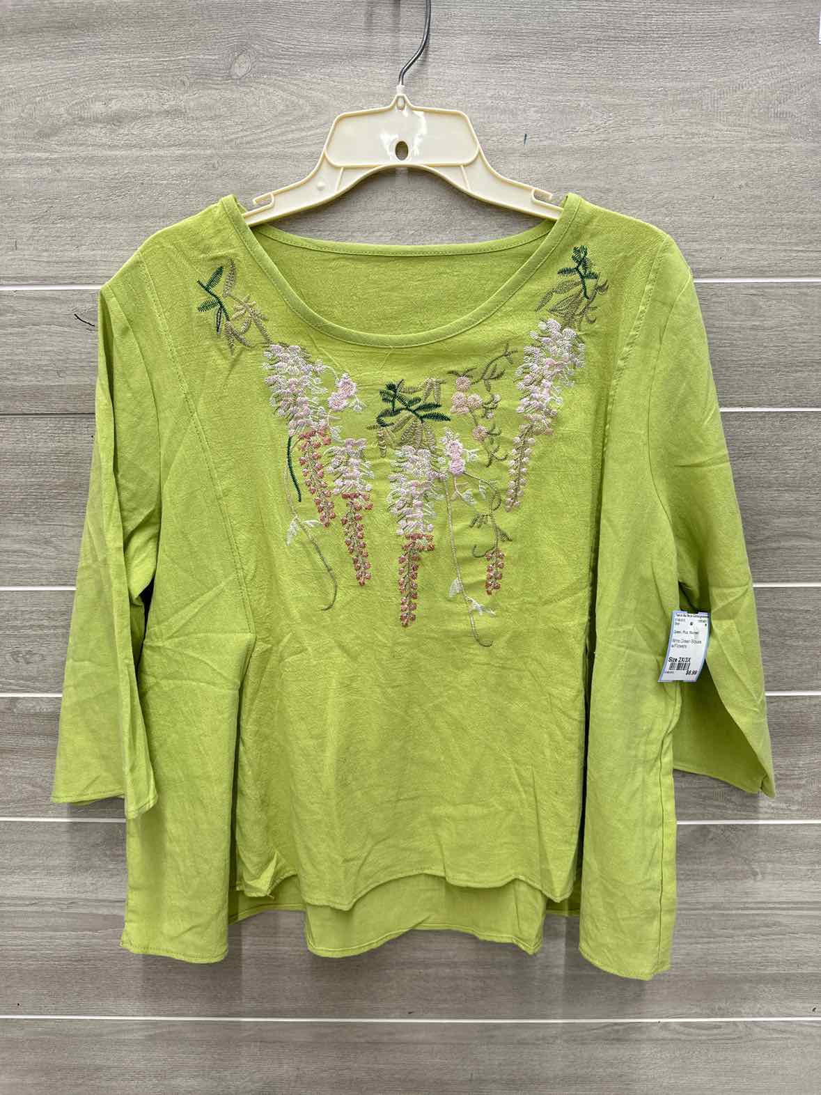 Size 2X/3X Green Plus Shirt