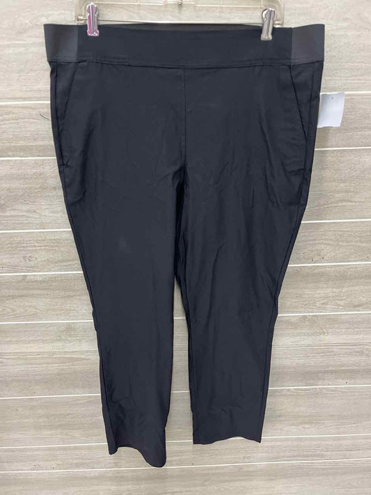 Simply Vera Black Womens Women Size 14/16 Pants
