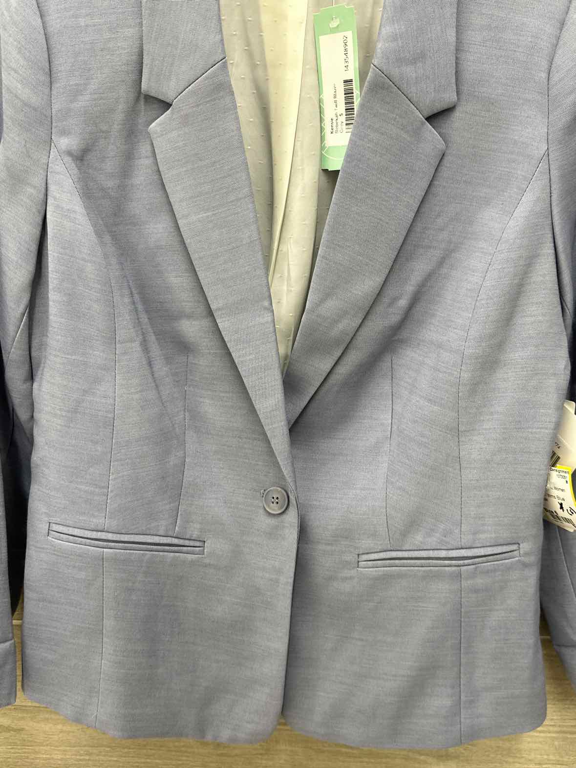 Kensie Blue Womens Women Size 6 Blazer