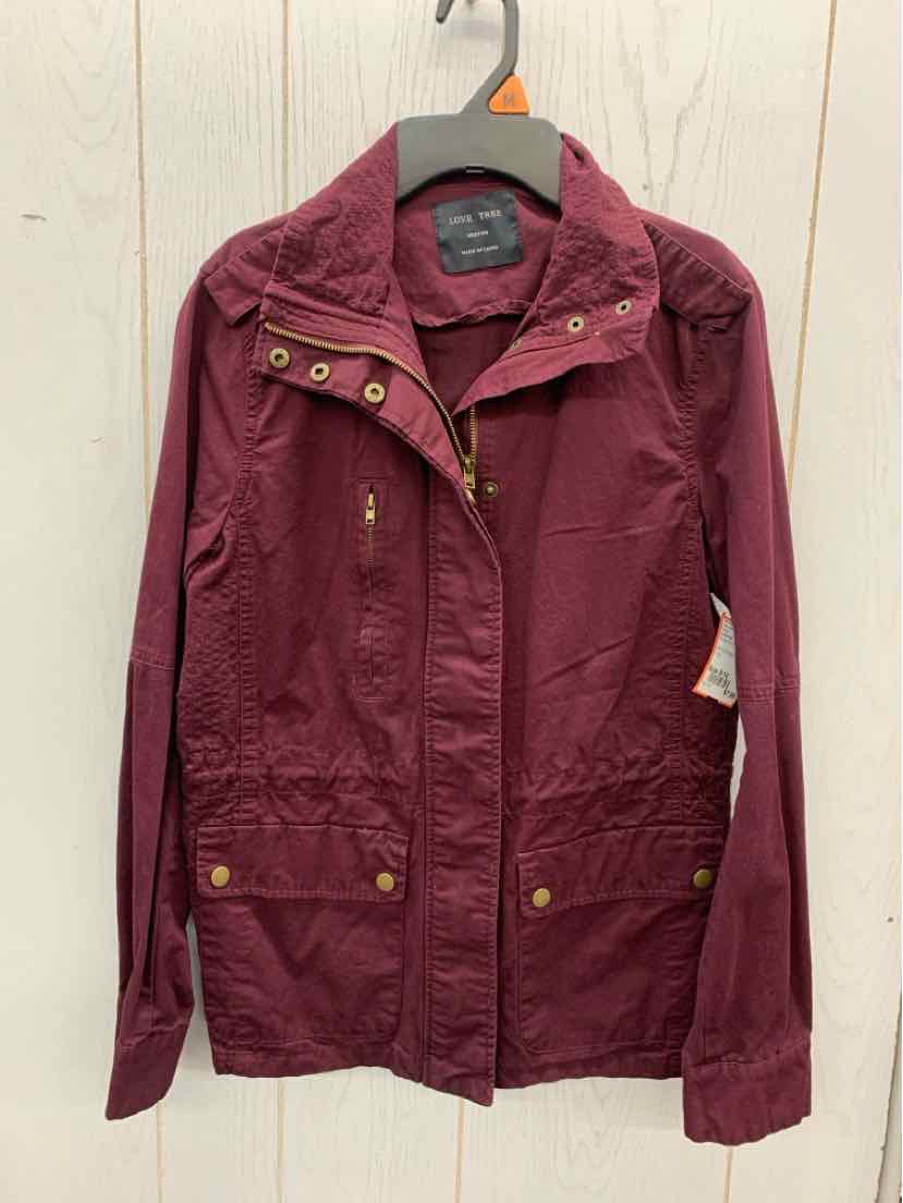 Love Tree Burgundy Womens Size 8/10 Blazer