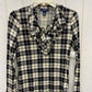 Chaps Black Womens Size XS Shirt