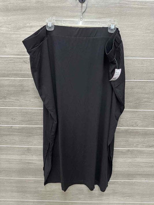 Roamans Size 26/28 Black Plus Skirt