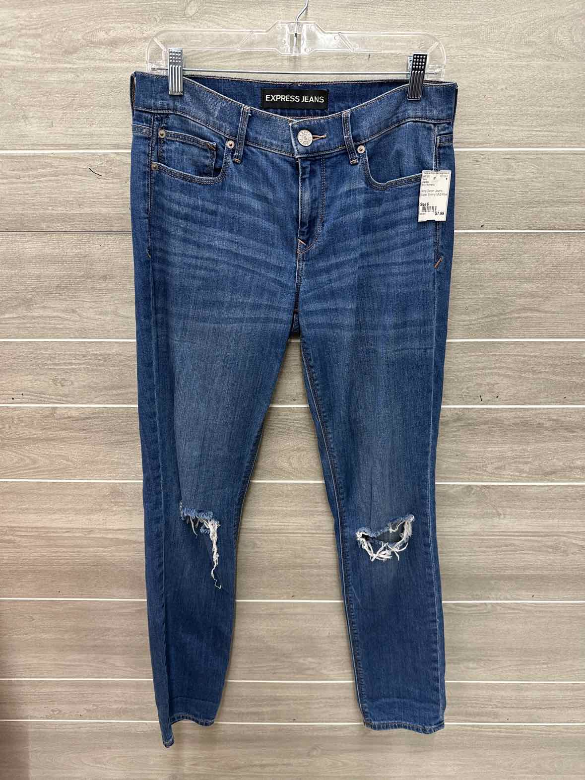 Express Blue Womens Size 6 Jeans