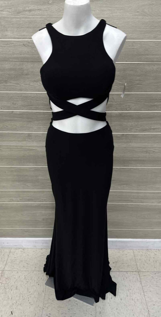 ALYCE Size 2 Black Womens Gown/Evening Wear