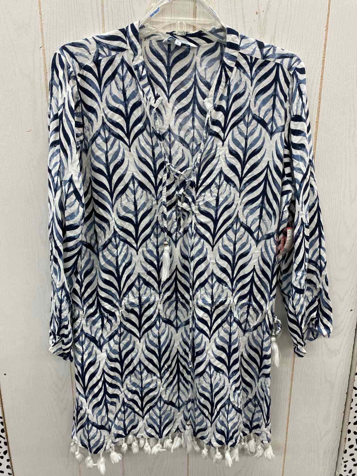 Blue Womens Size L Coverup