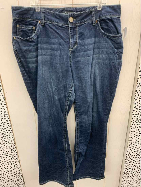 Maurices Blue Womens Size 20 Jeans