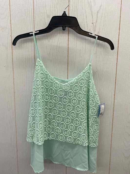 ALYA Green Womens Size Small Tank Top