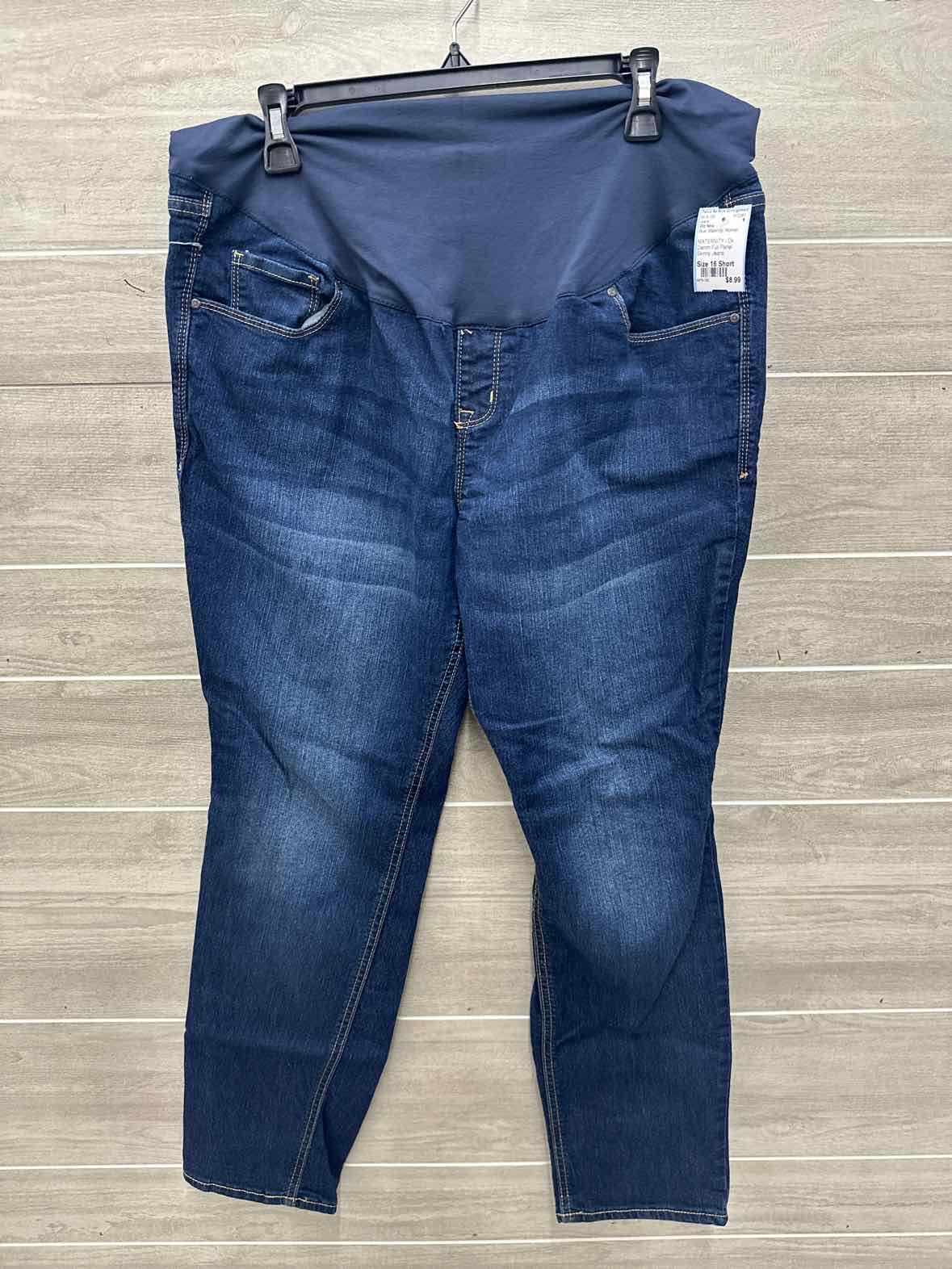 Old Navy Size 16 Short Blue Maternity Jeans